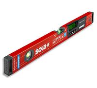SOLA - REDM 60 Digital Magnetic Spirit Level 60 cm with Bluetooth - Digital Spirit Level with LCD - Remote Control via Smartphone and App - Digital Inclinometer - IP65
