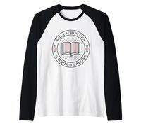 SOLA SCRIPTURA - SCRIPTURE ALONE - Reformation - Bible Raglan Baseball Tee