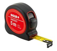 Sola Tape Measure - 5m / 19mm - Robust Steel Tape with Yellow Coating - EC Accuracy Class II - Auto Lock - Model 50550501