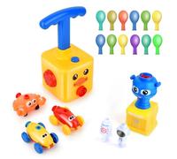 Solace Balloon Car Toy Set With Pump - Launcher and Racers, Powered Inflatable Racing Cars for Kids