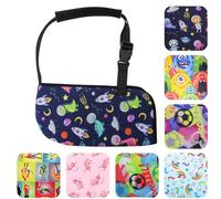 Solace Bracing Children's Padded Sling (8+ Fun Designs) - British Made & NHS Supplied Kids Sling - #1 Arm, Collarbone, Wrist, Shoulder & Elbow Support for Fractures & Injuries - Space Dinosaurs