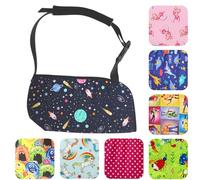 Solace Bracing Children's Padded Sling (8 Fun Designs) - British Made & NHS Supplied Kids Sling - #1 Arm, Collarbone, Wrist, Shoulder & Elbow Support for Fractures & Injuries - Space