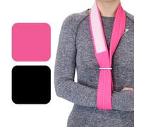 Solace Bracing Comfort Max Padded Sling (2 Colours) - British Made & NHS Supplied Collar & Cuff Sling for Adults - #1 Arm, Collarbone, Wrist, Shoulder & Elbow Support for Fractures & Injuries - Pink