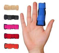 Solace Bracing Cool-Flow Max Finger Splint (6 Colours) - #1 British Made & NHS Supplied Advanced Support Brace for Arthritis, Trigger Finger, Mallet Finger, Sprains, Fractures & More - Blue, OSFM