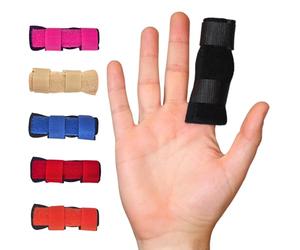 Solace Bracing Cool-Flow Max Finger Splint (6 Colours) - #1 British Made & NHS Supplied Advanced Support Brace for Fractures, Arthritis, Trigger Finger, Mallet Finger, Sprains & More - Black, OSFM