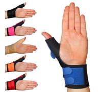 Solace Bracing Cool-Flow Max Thumb Support (6 Colours) - #1 British Made & NHS Supplied Advanced Thumb Spica Splint Brace for Arthritis, Tendonitis, RSI, Trigger Thumb & More - Blue, OSFM, Right