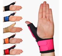 Solace Bracing Cool-Flow Max Thumb Support (6 Colours) - #1 British Made & NHS Supplied Advanced Thumb Spica Splint Brace for Arthritis, Tendonitis, RSI, Trigger Thumb & More - Pink, OSFM, Right