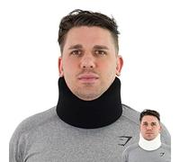 Solace Bracing Perfect Fit Neck Support (2 Colours) - British Made & NHS Supplied Stabilising Neck Collar - #1 Cervical Neck Brace for Pain & Pressure Relief Day or Night - Black, Size 14 (22" x 3")
