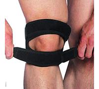Solace Care Adjustable Compression Runners Knee Strap Support - Neoprene Patella Tendon Knee Wrap - Iliotibial Band Syndrome Band - for Osgood Shlatters Sleeve - Jumper Athletic Knee (Unisex)