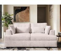 Solace+Co Drew 2 Seater Chenille Sofa - Cream Solace+Co Cream