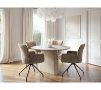 Solace+Co Elin Dining Table With Kora Chairs Set