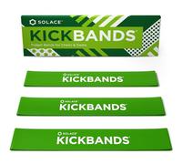 Solace KICK BANDS Chair Bands for Kids with Fidgety Feet - Fidget Chair Bands for Kids 2-Pack - Kickbands Bouncy ADHD Band for Classroom Chairs & Desks - Sensory Kickband (GREEN)