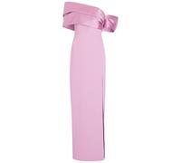 Solace London Alexis Off-the-shoulder Crepe Maxi Dress - Lilac - 6 (UK6 / XS)