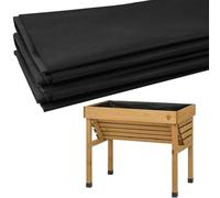 SolaceShine Fabric Liner for Large Veg Trough 162cm x 210cm, Heavy Duty Non-Woven Raised Bed Planter Liner, Recyclable Plant Grow Bags for Outdoor Vegetable Troughs, Herb Planters