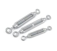 SolaDirect 1 Pcs Of M10 Eye - Eye Turnbuckle Tensioner For Wire Tension Garden Rope Hooks Cable Garden Support Wire Turnbuckle Strainer