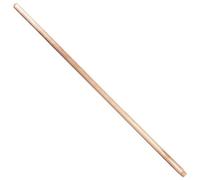 SolaDirect 1 X Beech Wood Handle For Broom, Mop, Flag Pole, Plant Support - Threaded - 120 Cm (3.94 Ft) Long, 22 mm (7/8") Thick Shaft