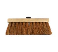 SolaDirect 10-Inch Natural Soft Coco Sweeping Broom Head - Eco-Friendly Soft Bristle Sweeping Brush - Ideal For Indoors And Outdoors