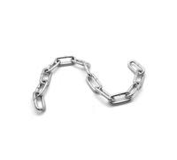 SolaDirect 10 Metres Of 3 mm Strong Hot Dipped Galvanized Heavy Duty Steel Chain