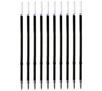 SolaDirect 10 Pcs Ballpoint Pen Refills, Length 107 mm, Retractable Pen Refills, Smooth Writing, Smudge Free Ballpoint Pen Refills (Blue)