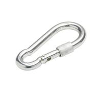 SolaDirect 10 X 10 mm Locking Carabiner Spring Loaded Snap Hook Clip Buckle