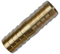 SolaDirect 12.5 mm Brass Straight Hose Joiner Barbed Connector Air Fuel Water Pipe Tubing