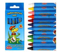SolaDirect 12 Pcs Wax Crayons Set For Kids, Children Party, Colouring Art, 12 Bright And Vibrant Colours, Non-Toxic