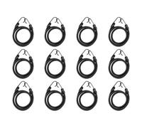 SolaDirect 12 X 100 Cm / 39" Heavy Duty Bungee Cord With Hooks - Strong 8mm Elastic Luggage Straps For Roof Rack, Travel, Camping, Car Boot