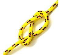 SolaDirect 12mm X 20 Metres / 65.6 Ft Of Yellow & Red Polypropylene Rope, Solid Braided Poly Rope Cord Twine For Boating, Yachting, Camping