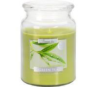 SolaDirect 18Oz Large Scented Candle In Glass Jar Fragrance Aromatic 100 Hr Burn Time (Green Tea)