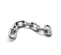 SolaDirect 2 Metres 8mm Heavy Duty Steel Chain, Silver