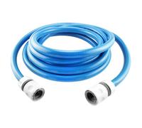 SolaDirect 2 Metres Of Heavy-Duty Food Grade Water Hose Pipe Set With Connectors - Drinking Water Safe - For Caravans, Hozelock Compatible