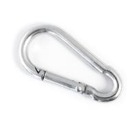 SolaDirect 2 Pcs Of 6 mm X 60 mm Carabiner Spring Loaded Snap Hook Clip Buckle