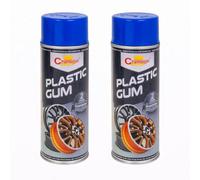 SolaDirect 2 X 400 Ml Blue Peelable Film Semi-Matt - Flexible Protective Coating For Alloy Wheels & Tuning Parts