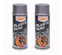 SolaDirect 2 X 400 Ml Silver Peelable Film Semi-Matt - Flexible Protective Coating For Alloy Wheels & Tuning Parts