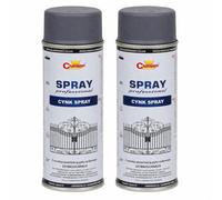 SolaDirect 2 X 400 Ml Zinc Rich Primer - Anti-Corrosion Coating For Steel & Cast Iron