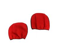 SolaDirect 2 x Red Car Van Minibus Headrest Protective Cover Sleeve