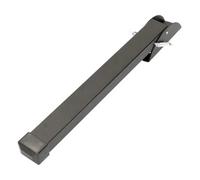 SolaDirect 20 Cm / 8 In Black Kick Down Door Stop - Keep The Door Stay Open For Gate, Home, Office - Metal Door Stopper With Rubber Bumper