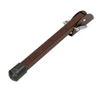 SolaDirect 20 Cm / 8 In Brown Kick Down Door Stop - Keep The Door Stay Open For Gate, Home, Office - Metal Door Stopper With Rubber Bumper