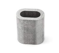 SolaDirect 20 Pcs Of 2 mm Alu Ferrules Aluminium Rope Sleeves Wire Rope