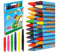 SolaDirect 24 Pcs Wax Crayons Set For Kids, Children Party, Colouring Art, 24 Bright And Vibrant Colours, Non-Toxic