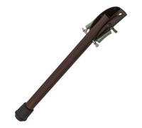 SolaDirect 30 Cm / 12 In Brown Kick Down Door Stop - Keep The Door Stay Open For Gate, Home, Office - Metal Door Stopper With Rubber Bumper