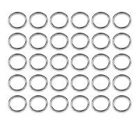 SolaDirect 30 Pcs Buckles Set For 25 mm / 1" Webbing Strap, 30 X O Rings, Metal, Silver, Bag Making, Accessories, Straps, Diy, Crafts