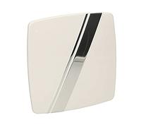 SolaDirect 4 in / 100 mm Bathroom Fan - Extractor Fan for Bathroom and Kitchen - IPX 4 - Silent with Humidity Sensor and Timer (White - Linea)