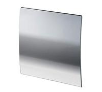 SolaDirect 4 in / 100 mm Bathroom Fan - Extractor Fan for Bathroom and Kitchen - IPX 4 - Turbo with Timer (Chrome - Escudo)