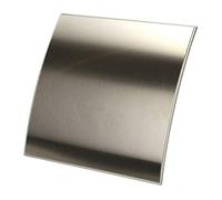 SolaDirect 4 in / 100 mm Bathroom Fan - Extractor Fan for Bathroom and Kitchen - IPX 4 - Turbo with Timer (INOX - Escudo)