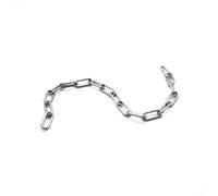 SolaDirect 4 Metres Of 2 mm Strong Hot Dipped Galvanized Heavy Duty Steel Chain