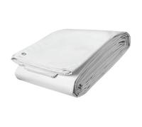 SolaDirect 4 X 4 M Tarpaulin Cover - White 90Gsm - Waterproof, Frost-Resistant, Uv Protection, Multipurpose, Groundsheet