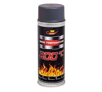 SolaDirect 400 mL Grey Heat Resistant Paint Spray High-Temperature Stove Exhaust BBQ VHT XHT up to 800°C / 1472°F