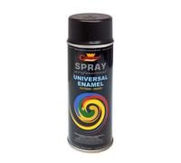 SolaDirect 400 Ml Jet Black Matt (Ral 9005) Universal Gloss Enamel Paint - Fast Drying High Shine - Interior & Exterior