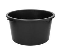 SolaDirect 45 Litre Heavy Duty Multi Tub Bucket - 51 X 51 X 28 Cm Round Black Utility Container For Agriculture, Gardening, Equestrian